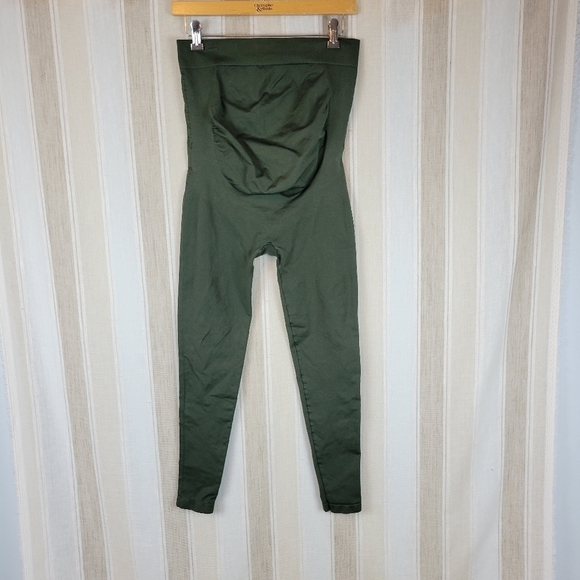 BLANQI Olive Green Maternity Leggings - Picture 2 of 11